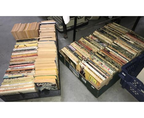 A large collection of vintage Western books