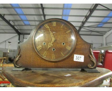 A Smith's Westminster chimes clock with key