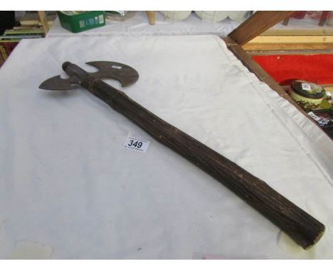A replica medieval axe