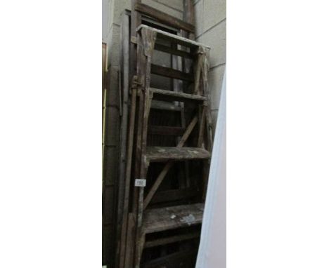 A step ladder, ladder etc
