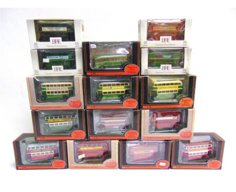 FIFTEEN 1/76 SCALE EXCLUSIVE FIRST EDITIONS DIECAST MODEL BUSES mainly of Southdown and London Transport interest, each mint 