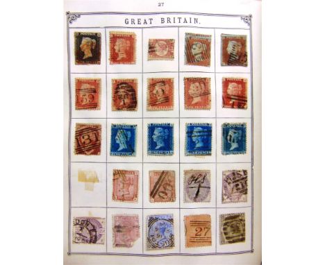 STAMPS - AN ALL-WORLD COLLECTION  circa mid 19th century-1930s, including a GB QV 1d. black (MI), two margins, mainly used, s