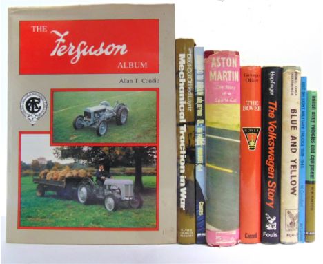 [TRANSPORT]. MOTORING  Nine assorted works, including Coram, Dudley, et al. Aston Martin. The Story of a Sports Car, Motor Ra