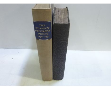Glasgow Public Library. Regulations & Catalogue. Pasted in slips & manuscript additions on interleaves. Orig. embossed cloth.