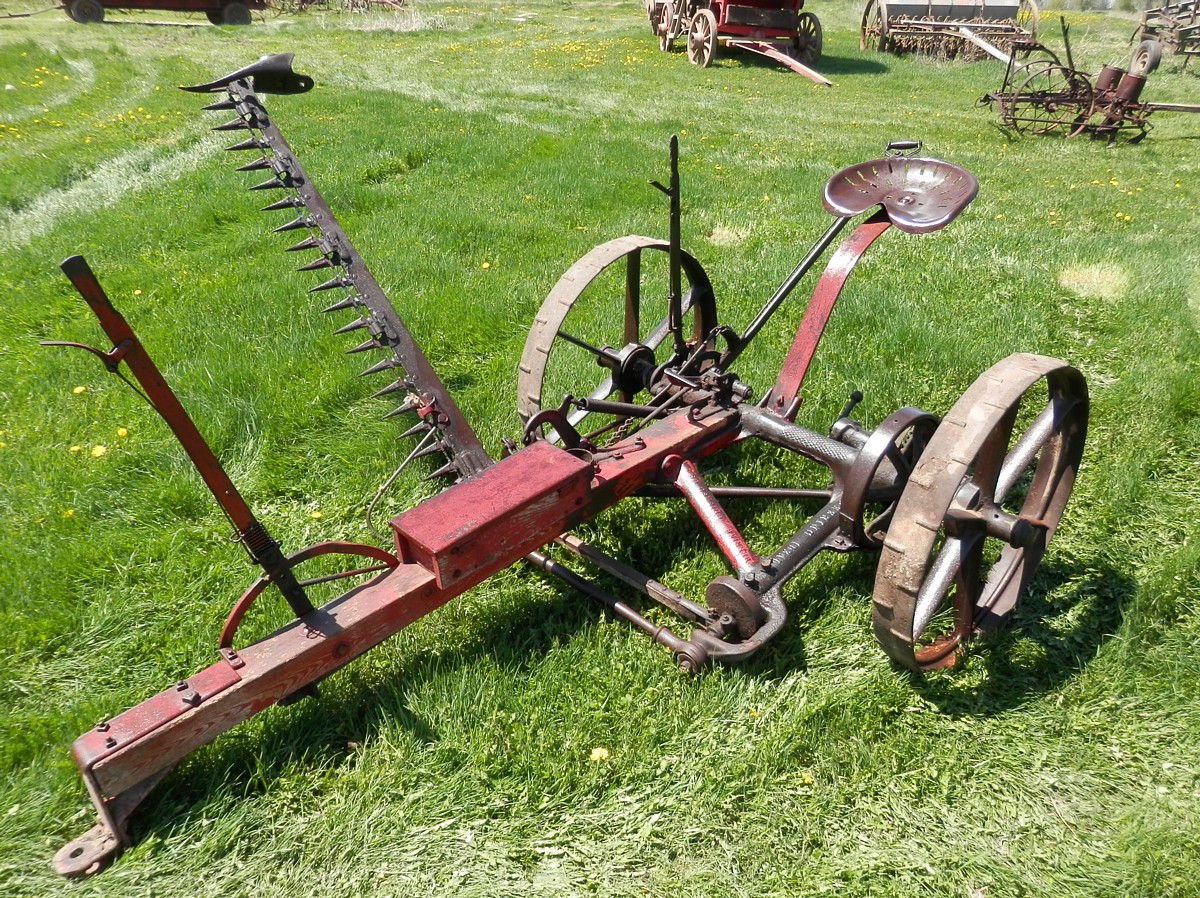 Deering IDeal 5' Horse Drawn Sickle Mower--Complete & Nice!