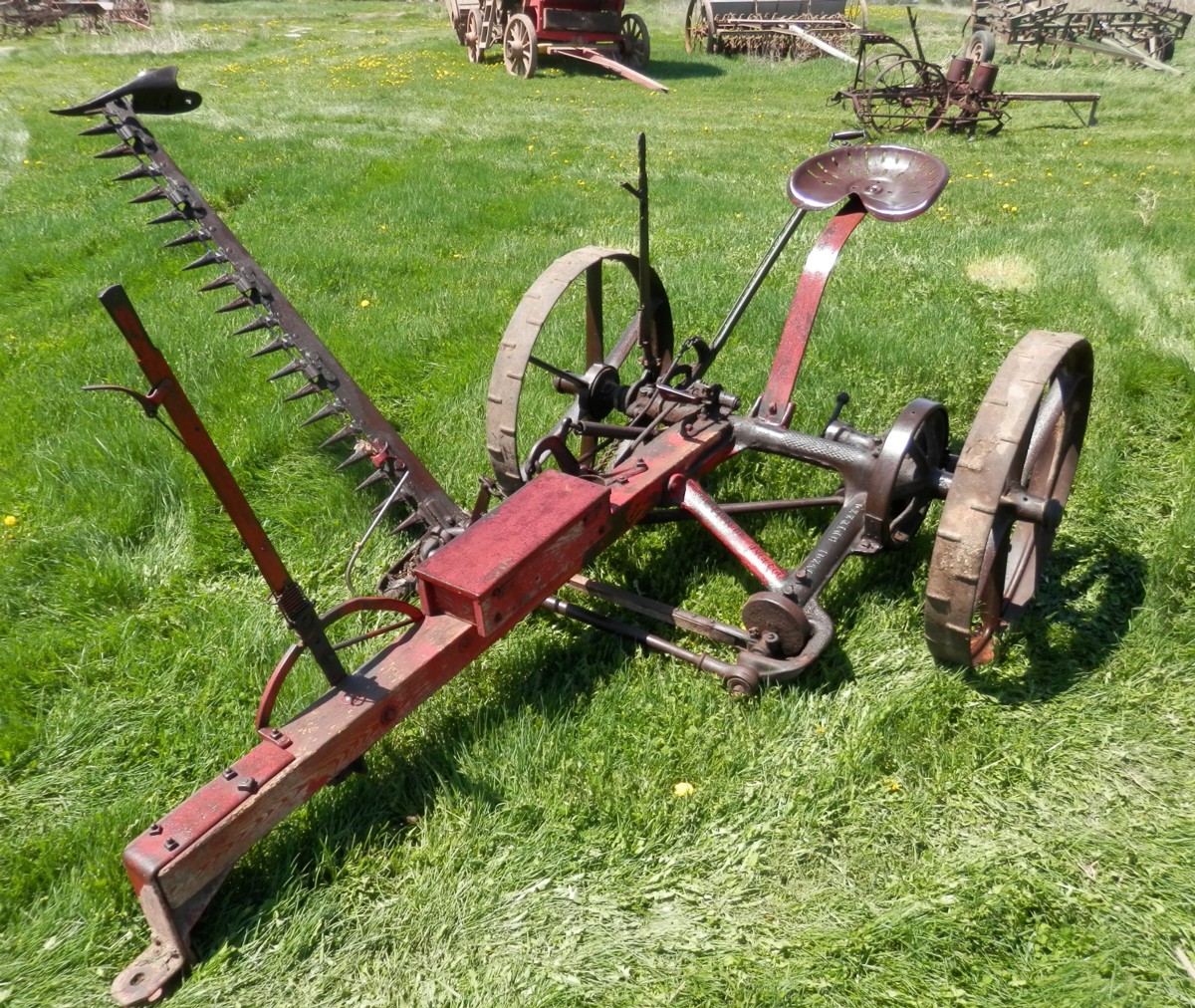 Deering IDeal 5' Horse Drawn Sickle Mower--Complete & Nice!