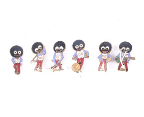James Robertson & Sons P.M. Ltd. 1940's Brooch Collection, 1985 Special Edition of six gollies.These items are listed on the 