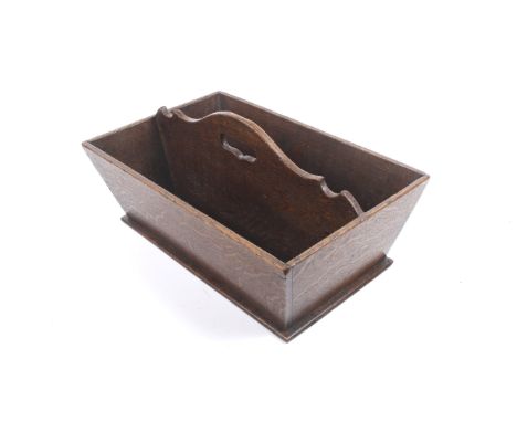 A Victorian oak trug. Of tapering form with a single shaped handle, L36.5cm***This lot is being sold on behalf of Childrens H