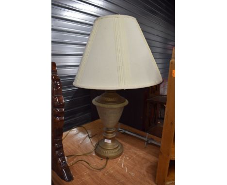 A modern table lamp, in a classical style