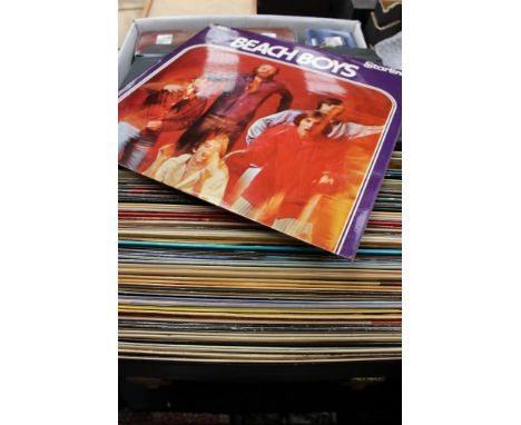 One box of assorted LP's, to include The Rolling Stones, The Beatles, Abba plus others.