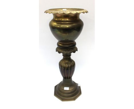 Brass early 20th century planter