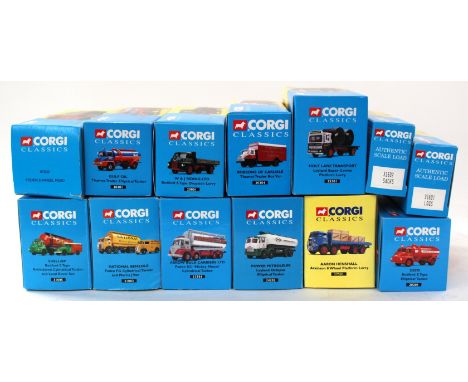 Corgi: A collection of thirteen Corgi Classic boxed vehicles/loads to comprise: '20001' Bedford S Type Dropside Lorry, '27501
