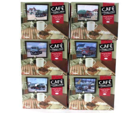 Corgi: A collection of six Corgi 'Cafe Collection' boxed vehicles to comprise: 'CC11501' AEC MkV Mammoth Major Platform Lorry