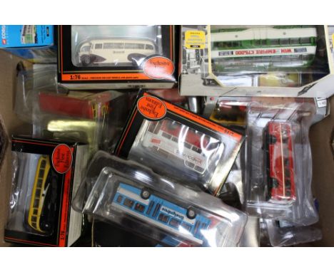 Three boxes of assorted boxed vehicles to include Corgi, James Bond, Revell etc.