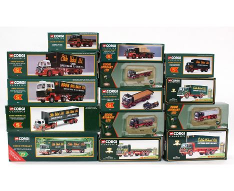Corgi: A collection of nineteen Corgi 'Eddie Stobart' boxed vehicles to comprise: '18801' Bedford KM Lorry, '13601' Foden S21