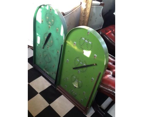 2 X 1920s Corinthian bagatelle games in good complete condition with&nbsp;original sticks, steel balls,&nbsp; paintwork and t