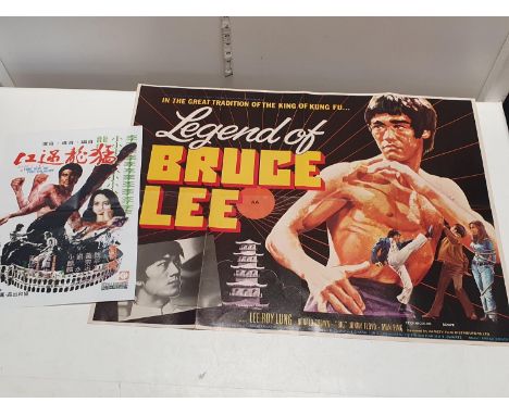 Two vintage Bruce Lee posters 