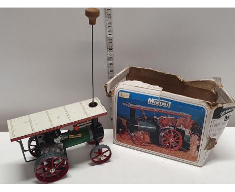 A boxed Mahmod steam tractor (missing burner) 