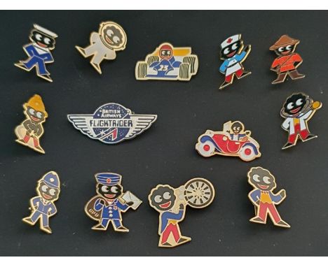 A selection of vintage Robertson's pin badges Notice from the the-saleroom.com: These items are listed on the basis they are 