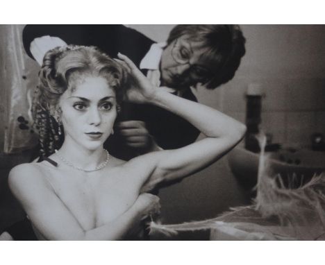 Asya Verzhbinsky - A box framed and glazed limited edition photographic print of a ballet dancer preparing for a performance.