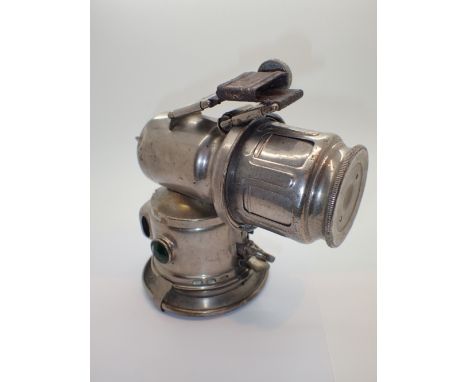 Lucas Carbide motorcycle lamp