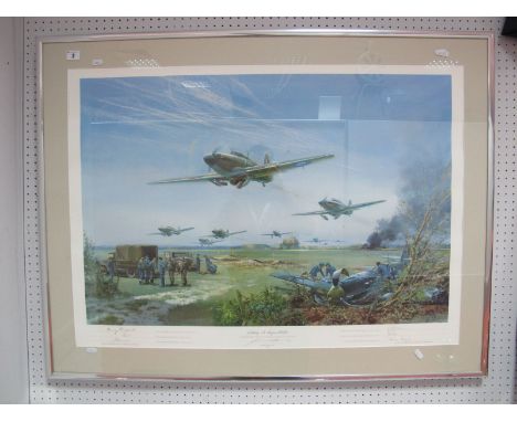 AFTER FRANK WOOTTON 'Adlertag, 15th August 1940', limited edition print, number 1009/1500, graphite signed by the artist, and