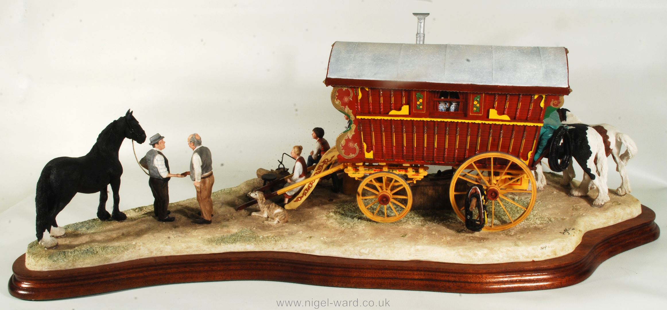 A Border Fine Arts 'Striking a Deal' Limited Edition no 369/600