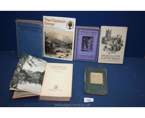 A quantity of local interest books to include 'Legends of The Severn Valley' by Alfred Rowberry Williams, Hereford &amp; Tint