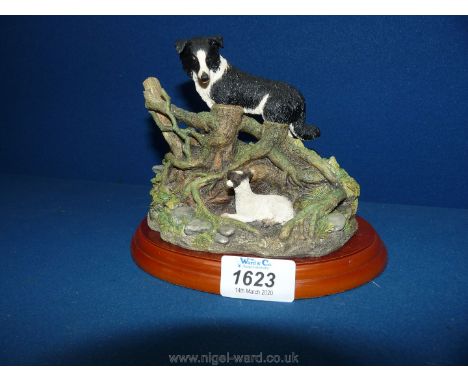A Border Fine Arts 'Found Safe' model no: A0602 by James Herriot, made in Scotland.