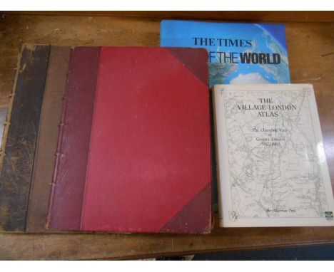 ATLAS   POOLE, R.L.   Historical Atlas of Modern Europe  1st.ed. 1902, hf. moroc. plus  Times Atlas  1895, hf. moroc. plus 2 