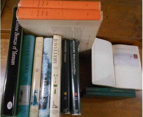 ART, ANTIQUES   PAULSON, R.  Hogarth's Graphic Works  2 vols. 1st. ed. 1965, d/ws, plus  ALLIX, C.  Carriage Clocks   1st. ed