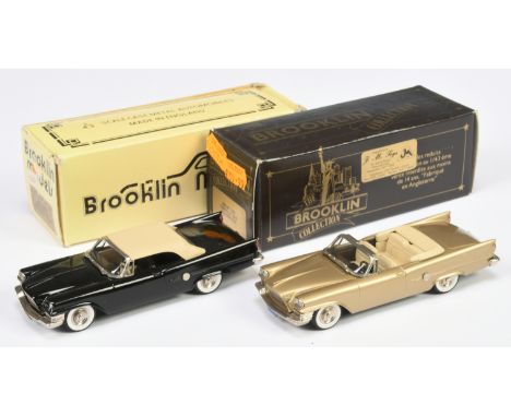 Brooklin Models, a boxed pair of BRK41 Chrysler's to include, (1) BRK41 1959 Chrysler 300E Convertible (Light Gold) (2)  BRK4
