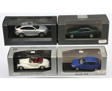 Minichamps, Herpa and similar, a mixed boxed Premium Vehicles group to include, (1) Minichamps Audi A3,&nbsp; (2) Mercedes-Be