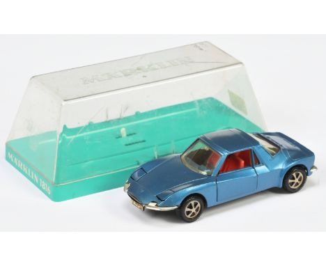 Marklin a boxed No. 1816 Matra M530 - metallic blue, red, black plastic wheels with steel hubs- Good Plus to Excellent Plus i