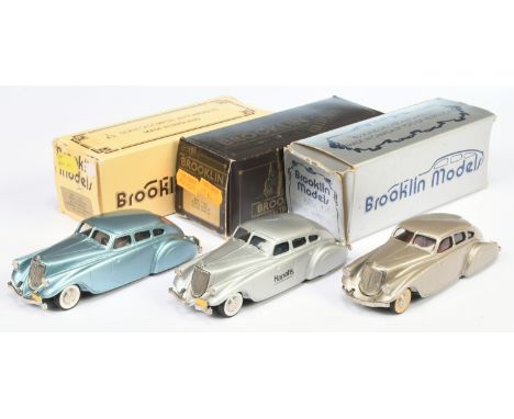 Brooklin Models, a boxed group of BRK1 Pierce Arrows to include, (1) BRK1 1933 Pierce Arrow Silver Arrow "Harrahs Automobile"