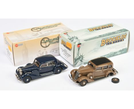 Brooklin Models and Lansdowne a boxed group to include, (1) BML09 1933 Graham Blue Streak Sedan (Loose/broken wheel to rear) 