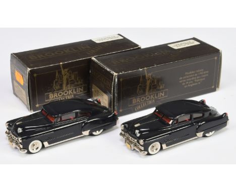 Brooklin Models, a boxed pair of BRK40 Cadillac's to include, (1) BRK40 1948 Cadillac Dynamic Fast-Back Coupe (Dark Blue) (2)