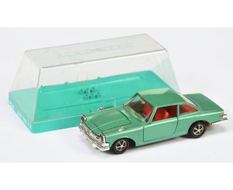 Marklin a boxed No. 1314 BMW 3000 V S - Green, red interior - Good Plus to Excellent Plus in Excellent Perspex Case.