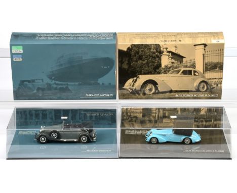 Minichamps a mixed pair of Models to include, (1) Minichamps a boxed 436 120420 Alfa Romeo 8C 2900 B Lungo 1938 (Light Blue) 