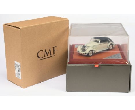CMF (1/43rd scale) CMF43015 1934 Maybach DS8 Streamliner Cabriolet Spohn - Off white, black hood, chrome trim (Ltd 224/300 - 
