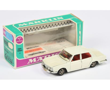 Marklin No.1820 BMW 2500&nbsp; - off-white, red interior - Good Plus in a Good Plus window box - see photo.