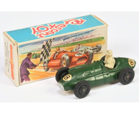 Crescent Toy a boxed car of Grand Prix Racing to include, No.1287 Connaught 2 Litre - dark green with white driver figure and