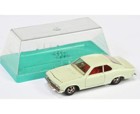 Marklin a boxed No. 1835 Opel Manta - Pale greenish grey, red interior - Good Plus to Excellent Plus in Excellent Perspex Cas