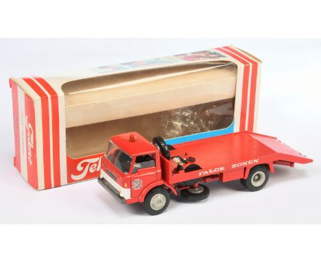Tekno 920 Ford D800 Recovery Truck "Falck Zonen" - red including roof light, black interior, grey plastic hubs - Excellent to