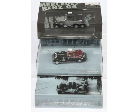 Minichamps a mixed pair of Models to include, (1) Mercedes-Benz G4 "Francisco Franco". Condition generally appears to be Exce