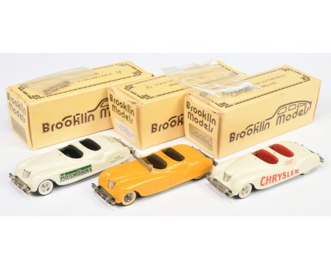 Brooklin Models, a boxed group of BRK8 Chrysler's to include, (1) BRK8A 1941 Chrysler Newport "Indianapolis Pace Car" (2) BRK