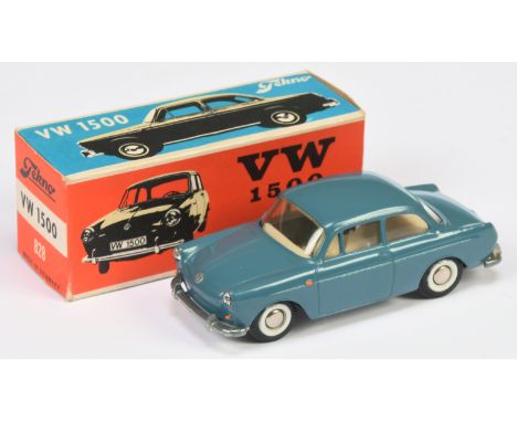 Tekno 828 Volkswagen 1500 - drab blue, off white interior -  Excellent to Near Mint lovely bright example in a generally Good