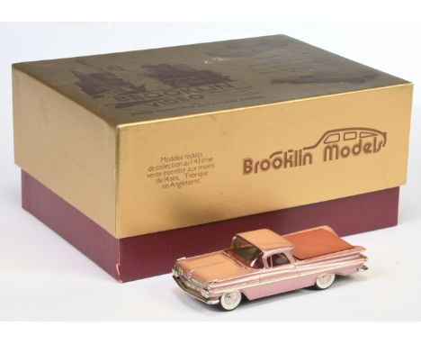 Brooklin Models "Volume 3" Set No.BRK46 Chevrolet El Camino - metallic pink, red tarpaulin - Near Mint including presentation