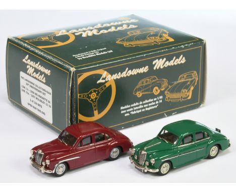 The Lansdowne Collectors Club 10th Anniversary Set - LDM3X 1956 MG Magnette ZA - LDM70X 1957 Wolseley 15/50 - 1 of 100 Sets p