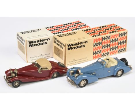 Western Models, a boxed pair of Roadster's to include (1) WMS 1938 Mercedes-Benz Type 540K Special Roadster (2) WMS16X 1935 B